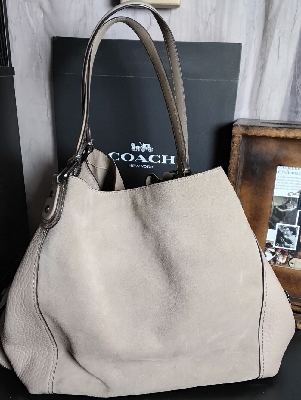 Coach Suede Edie 38